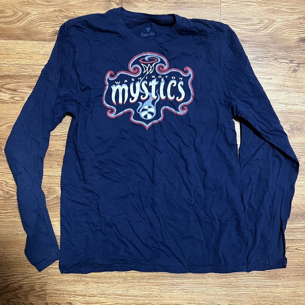 Fanatics Navy Blue Washington Mystics Women’s Long Sleeve WNBA